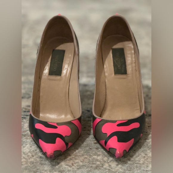 Valentino rockstud camo point-toe pumps - Picture 3 of 11